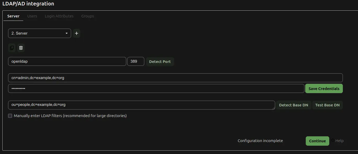 Nextcloud LDAP/AD integration