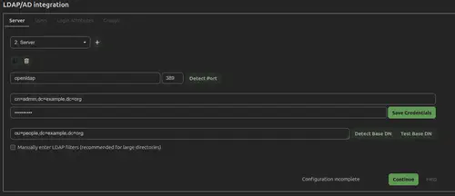 Nextcloud LDAP/AD integration